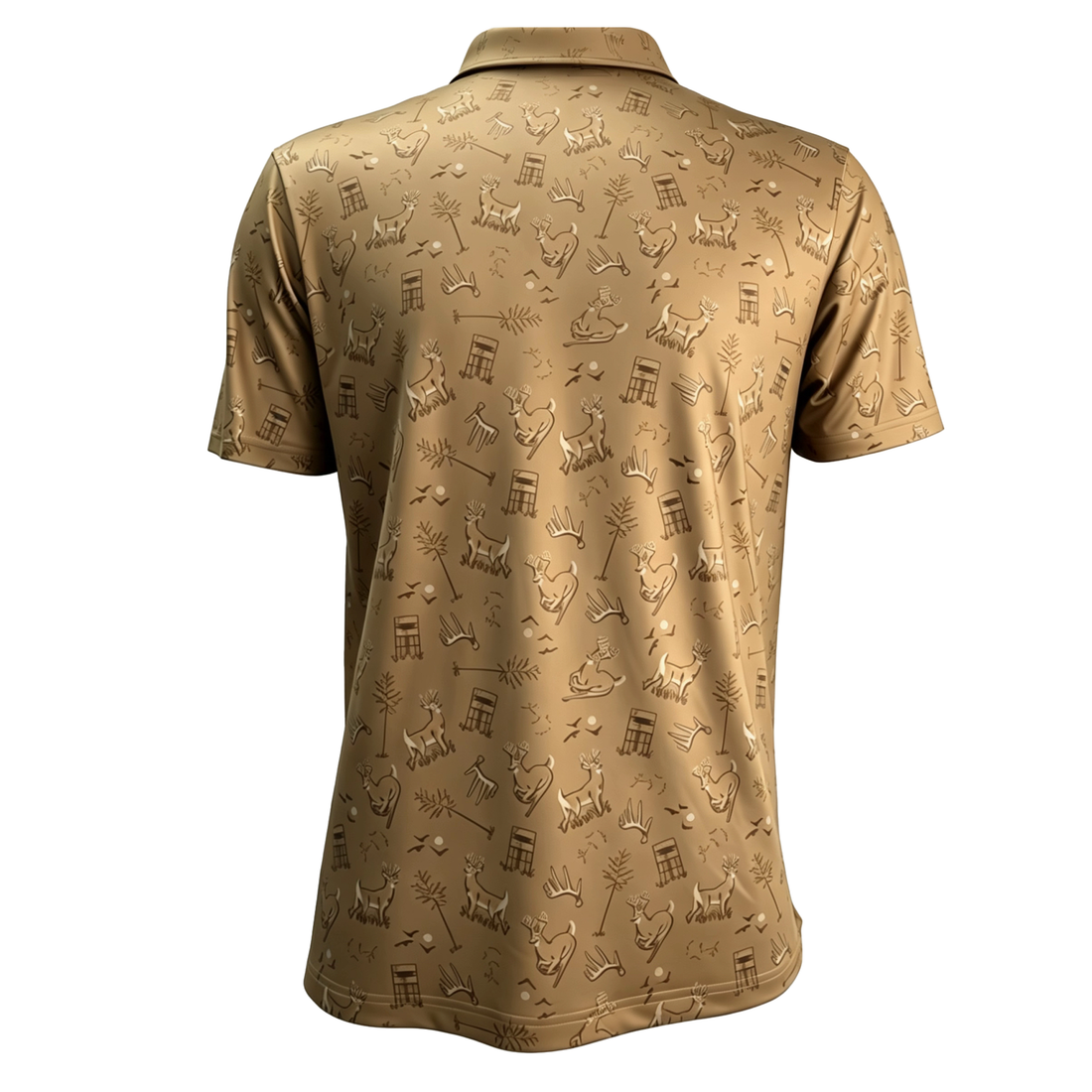 Bow Crew Apparel Antler Club golf polo shirt, men&