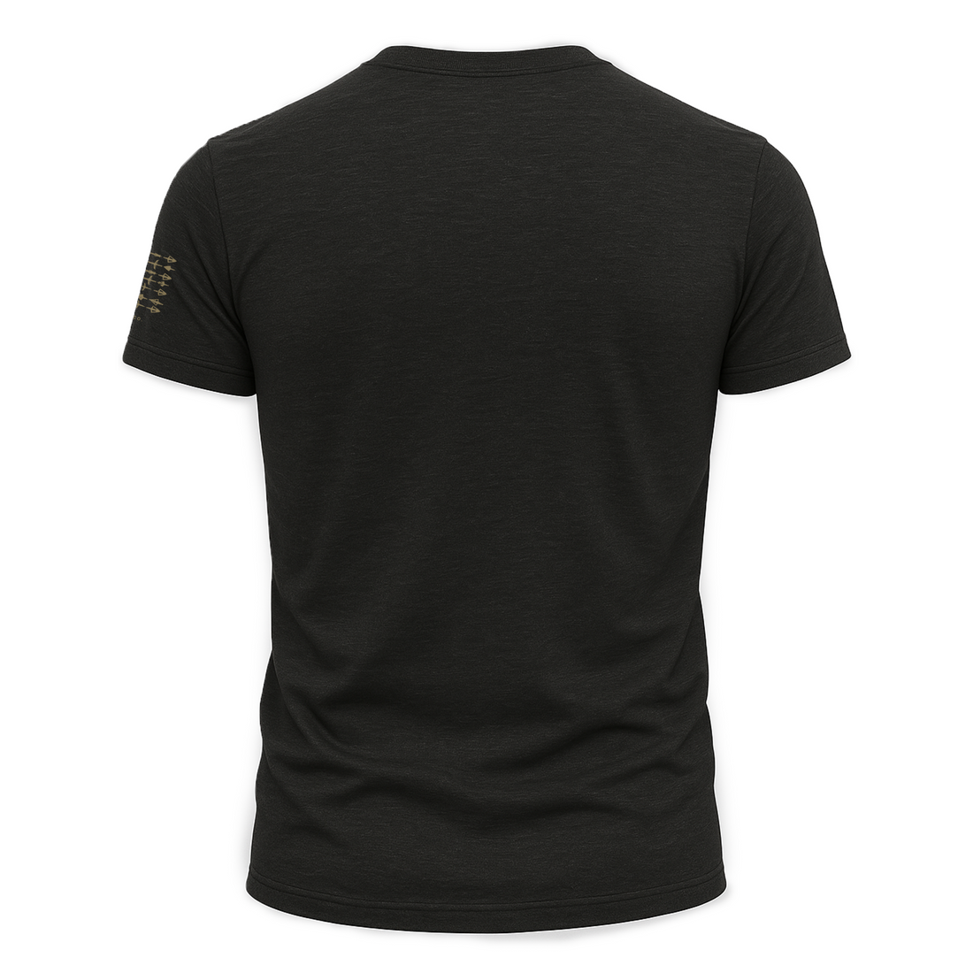 Back view of Bow Crew Apparel BBD T-Shirt featuring a casual fit and bold front design, ideal for bow hunting enthusiasts.