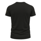 Back view of Bow Crew Apparel BBD T-Shirt featuring a casual fit and bold front design, ideal for bow hunting enthusiasts.