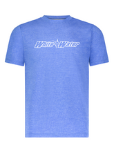 Royal blue White Water Life Bimini Primary Performance Tee with short sleeves, showcasing lightweight, breathable fabric and casual fit.
