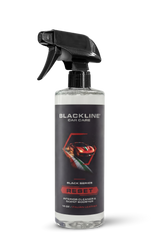 Blackline Car Care BLACKLINE® Reset interior cleaner and scent booster in 16oz bottle, designed for car interior cleaning and freshening.