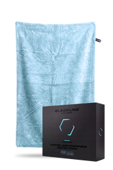 Blackline Car Care BLACKLINE® Twisted-Loop Drying Towel in glacier color, showing the textured, absorbent microfiber fabric.