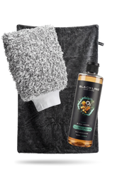 Blackline Car Care Blackline Ultra Foam car shampoo in a 16oz bottle, part of the complete cleaning system.