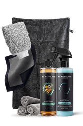 Blackline Car Care BLACKLINE® Ultra Foam car shampoo in 16oz bottle with rich foam for effective vehicle cleaning.