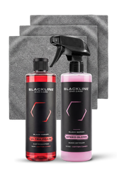 Blackline Car Care BLACKLINE® SPEED GLOSS Quick Detailer gloss spray bottle for car detailing and shine enhancement.