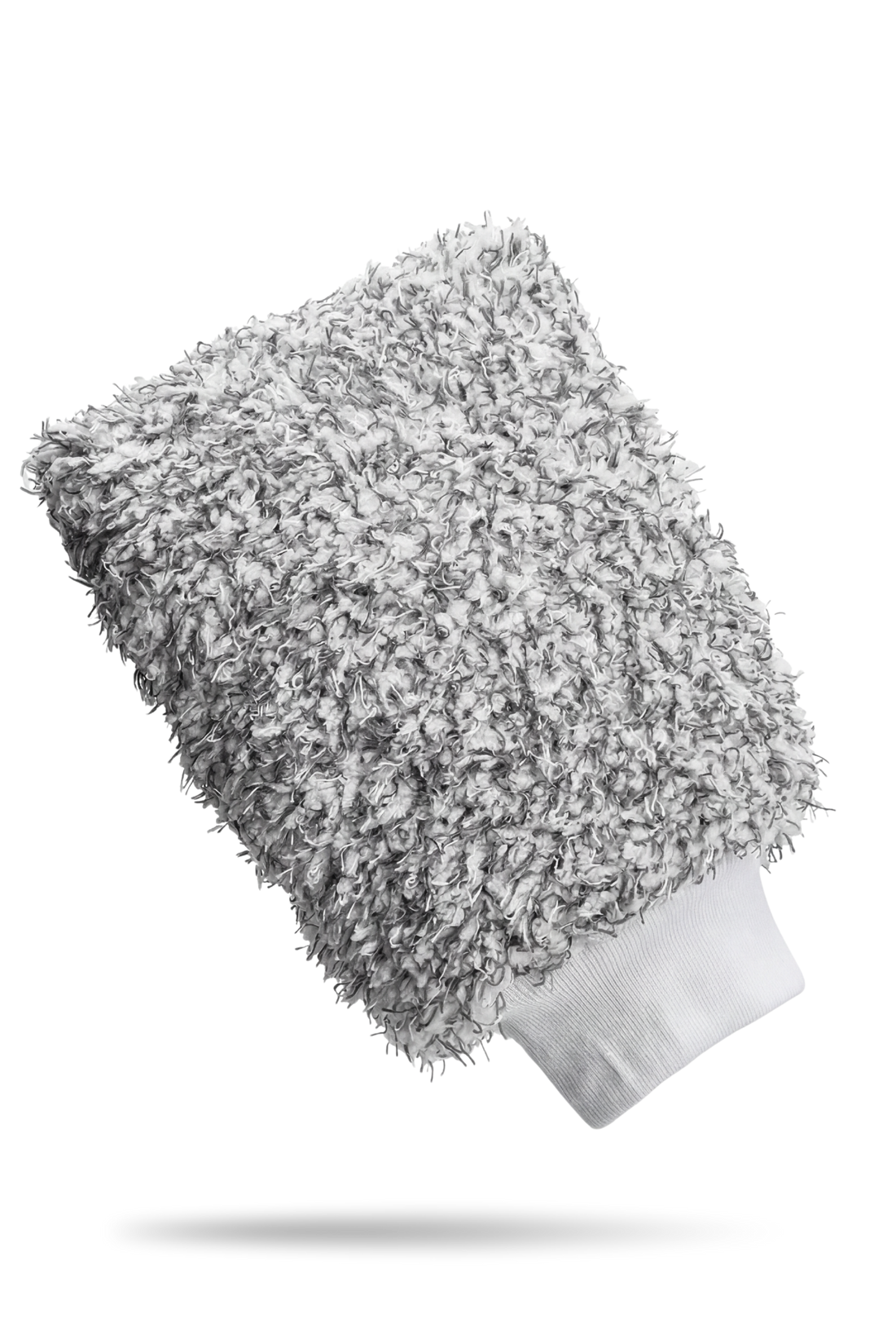 Blackline Car Care BLACKLINE® microfiber wash mitt for gentle car washing, showing soft microfiber material and ergonomic design.