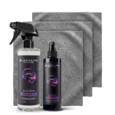 Blackline Car Care BLACKLINE 8oz air freshener for cars, featuring a sleek design and complete air freshening system.