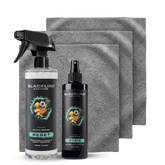 Blackline Car Care Blackline® 8oz Car Air Freshener with Oasis scent, shown in its complete system for freshening vehicle interiors.
