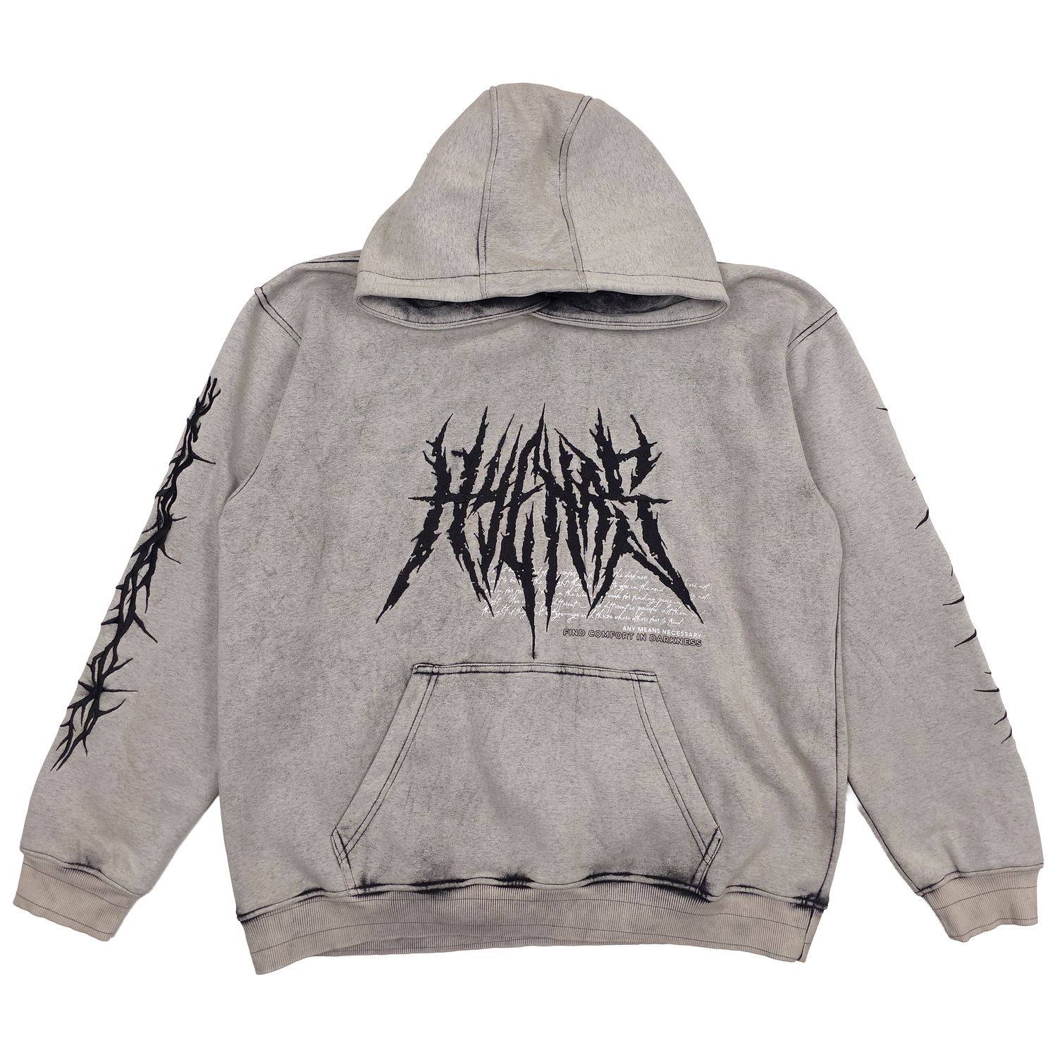 Bleached Fang Pullover Hoodie