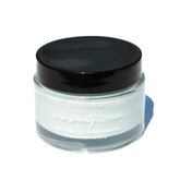 Blue beauty face cream by Pretty Farm Girl, soothing tallow-based moisturizer in a blue jar.