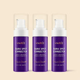 Maree face and body serum for dark spots, featuring a clear bottle with dropper, showing the serum&