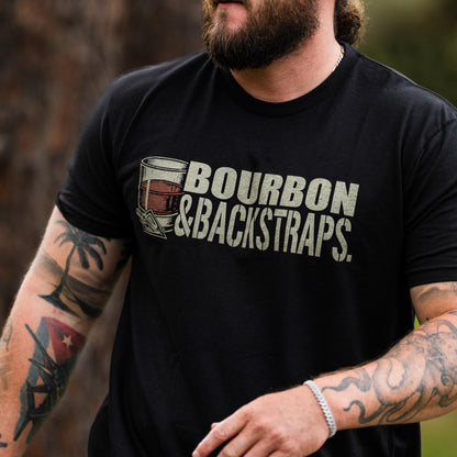"Bourbon &amp; Backstraps" Tee