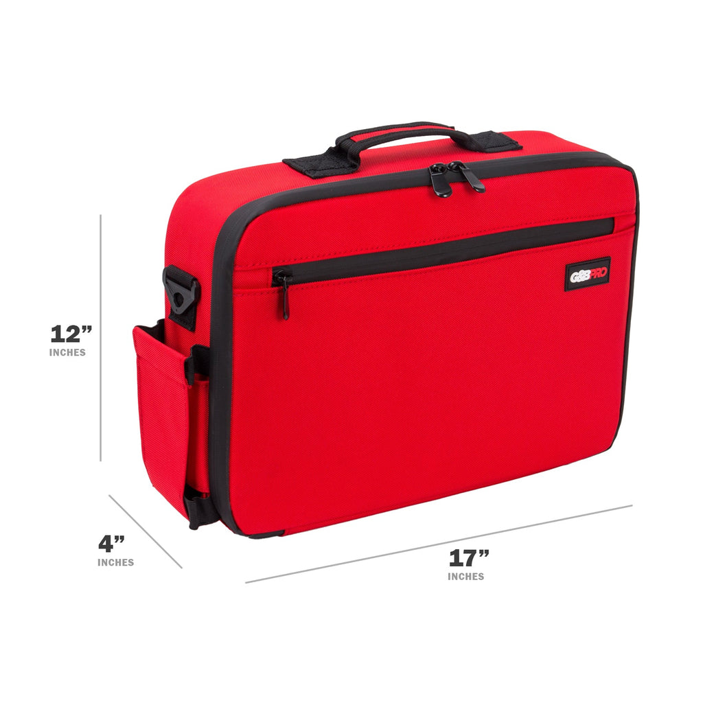 Crossbody Mobile Workstation with Extending Tray System – Fire Red