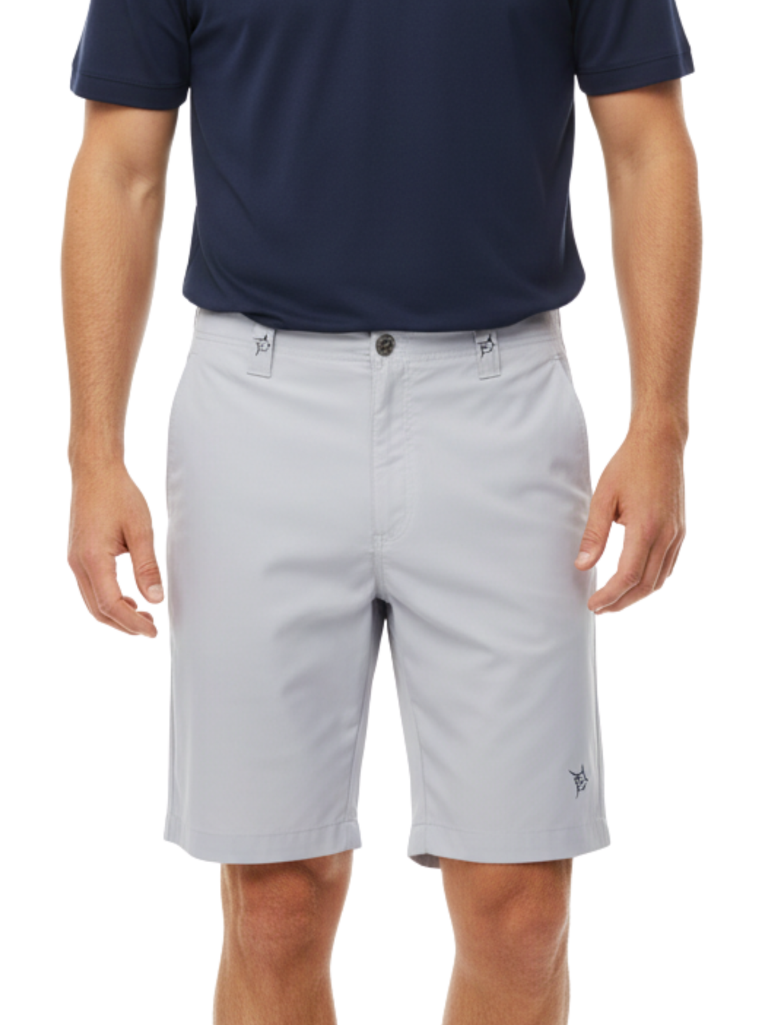 Gray Captain Shorts by White Water Life featuring a relaxed fit and casual style, suitable for outdoor and water activities.