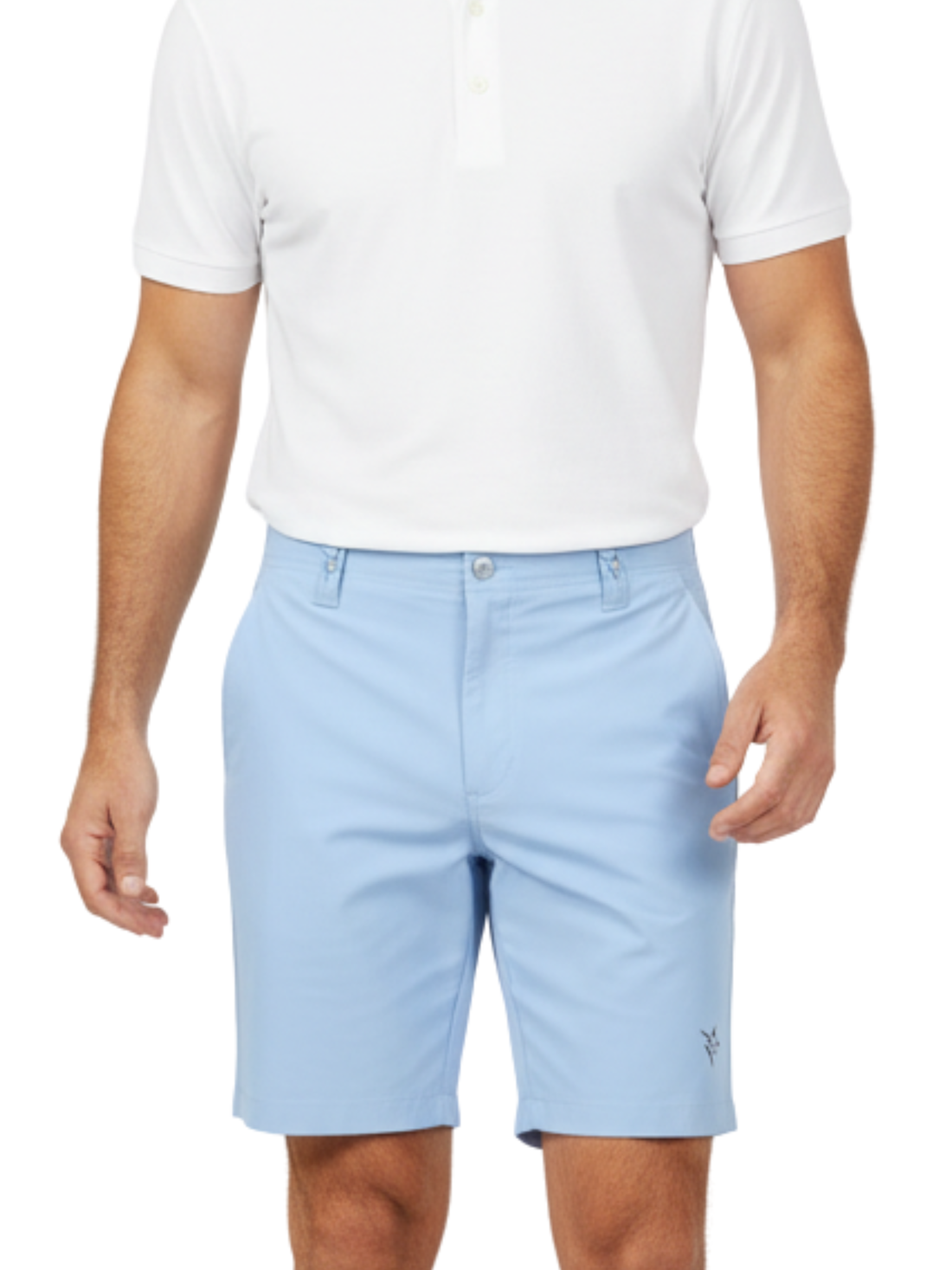 White Water Life Captain Shorts laid flat, showcasing durable fabric and classic design perfect for outdoor adventures.