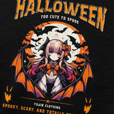 Yūjin Clothing Halloween sweatshirt with autumn-inspired design, cozy fabric, perfect for seasonal festivities and casual wear.