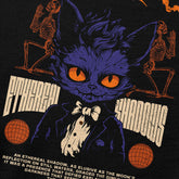 Yūjin Clothing Ethereal Shadows cat sweatshirt featuring a soft fabric with a mystical shadow cat design on the front.