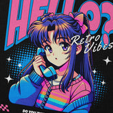 Yūjin Clothing Hello? hoodie featuring a soft fabric, casual fit, and a bold "Hello?" graphic design on the front.