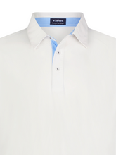 White Water Life Coastline Polo in white, classic short-sleeve polo shirt with collar and buttons, casual and stylish for everyday wear.