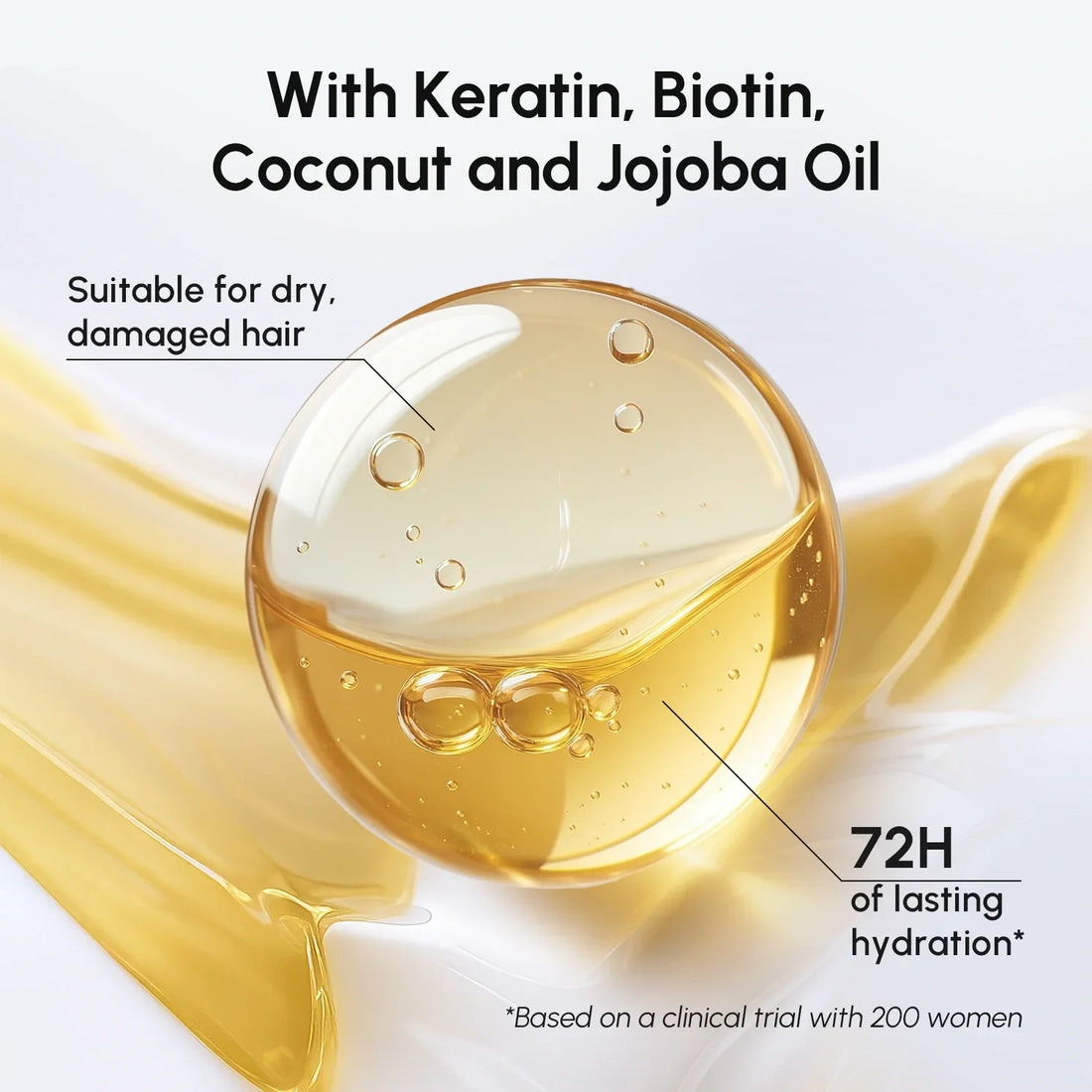 Maree Deep Hydrating Coconut Conditioner bottle with coconut imagery, showcasing a nourishing hair care product for hydration and shine.