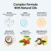 Maree Deep Hydrating Coconut Conditioner bottle with coconut illustrations, designed for nourishing and moisturizing hair.