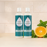 Puracy 12oz sulfate-free conditioner with silicone and dimethicone, shown in a two-pack bottle on a white background.