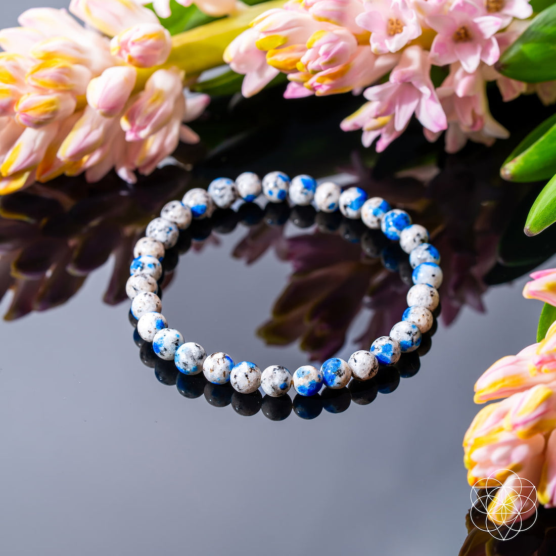 Conscious Items K2 Stone bracelet featuring 6mm beads, designed for spiritual adventure and personal style.