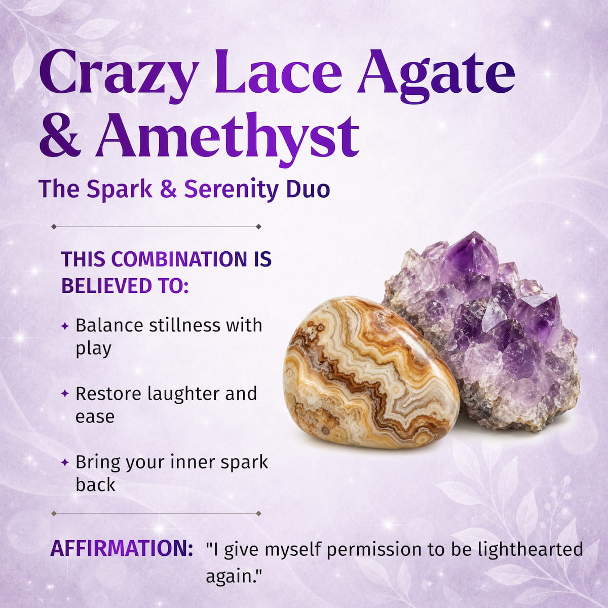 Bring My Spark Back – The Amethyst Crazy Lace Agate Pendant