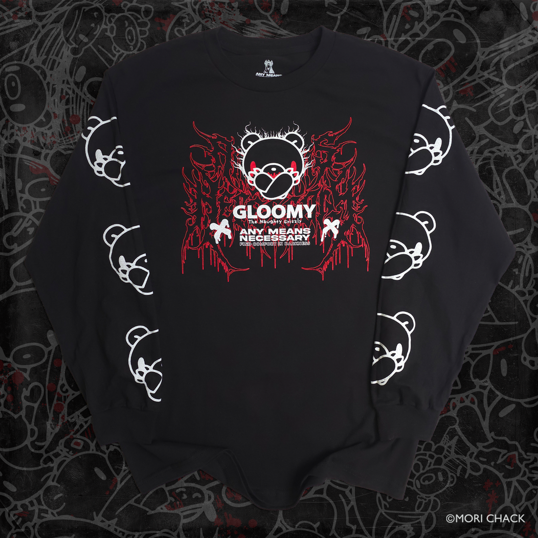 Cross Arms Long Sleeve T-Shirt