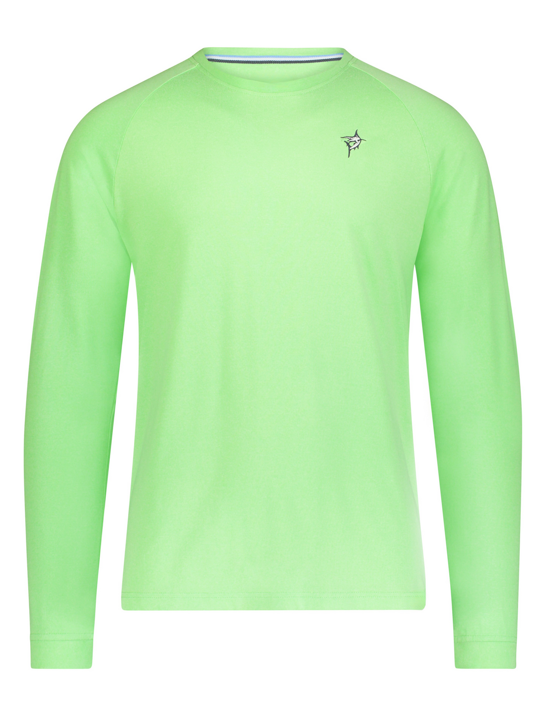 White Water Life Dockside Performance long sleeve shirt, lightweight and breathable, shown in a comfortable fit.