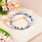 Conscious Items K2 Stone bracelet with 6mm beads, featuring natural stone spheres for spiritual adventure and mindfulness.