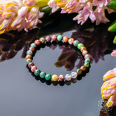 Conscious Items The Energy Bracelet with 6mm beads, featuring a stylish and natural bracelet design on a neutral background.