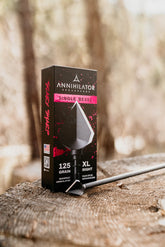 Annihilator Broadheads Single Bevel XL 125 broadhead with a sharp, single bevel blade for precise hunting accuracy