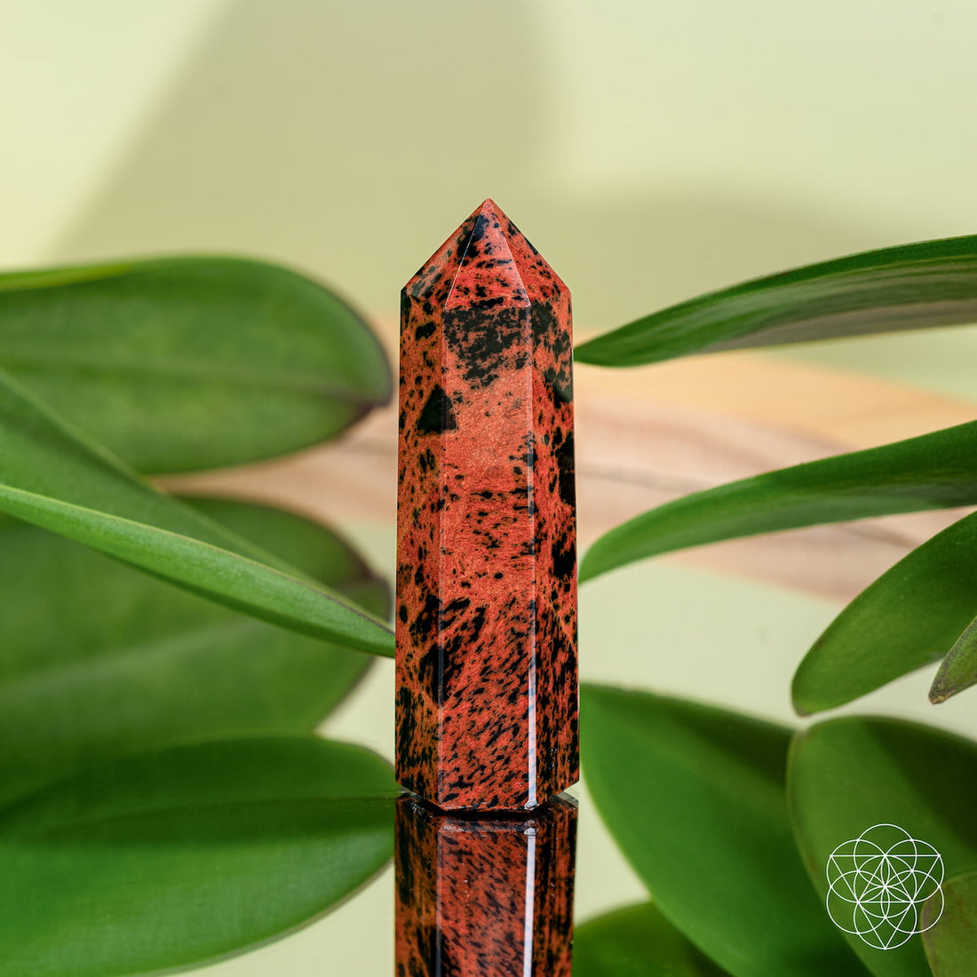 Cut the Cord, Keep Your Fire - Mahogany Obsidian Point