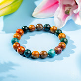 Ocean Jasper bracelet from Conscious Items, featuring polished round beads, designed for calming and mindfulness.