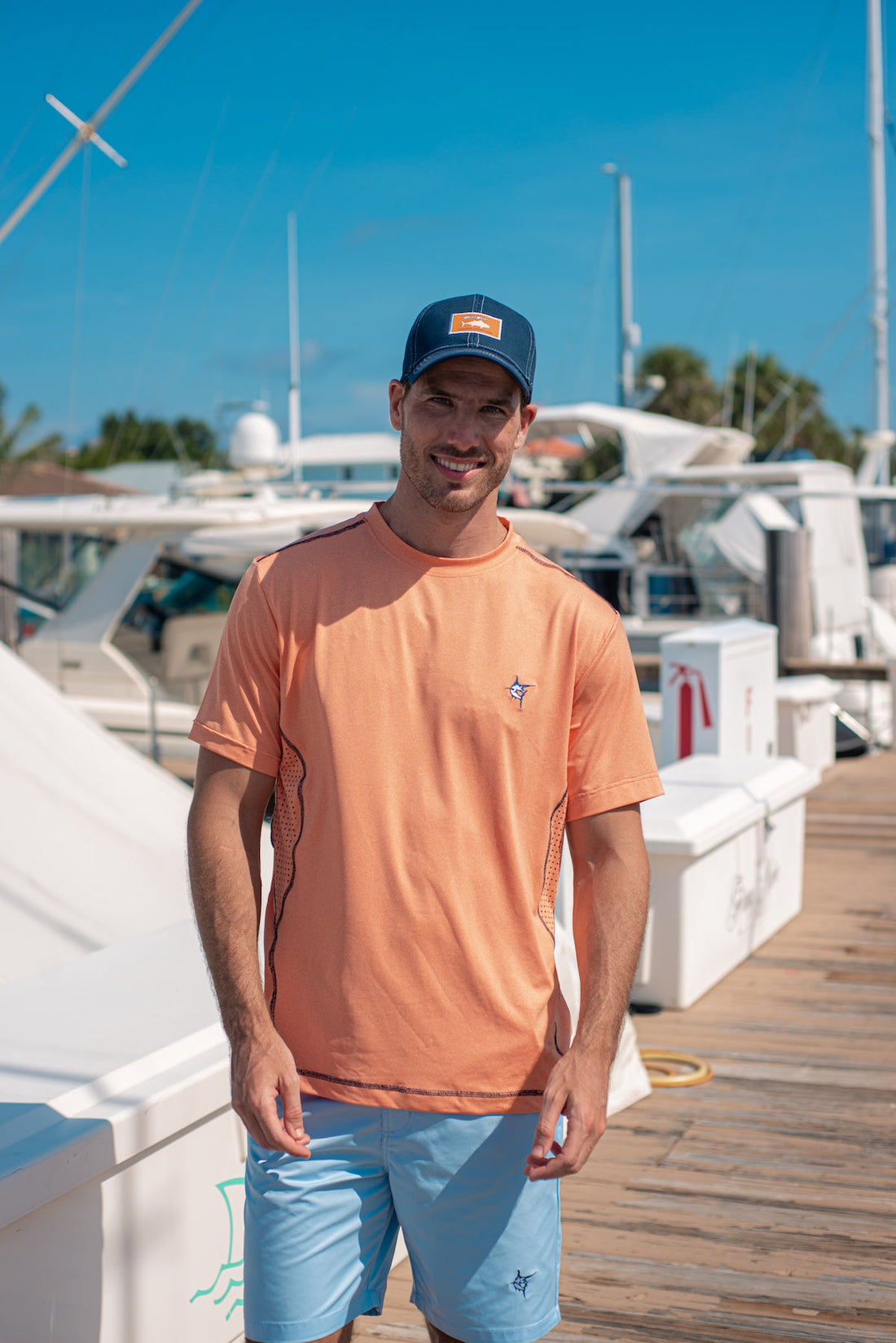 White Water Life Grander Short Sleeve Performance Tee, lightweight athletic shirt with short sleeves, ideal for active wear.