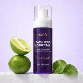 Maree Face & Body Serum for dark spots, featuring a sleek bottle with dropper, designed to reduce discoloration on skin.