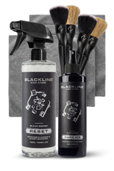 Blackline Car Care BLACKLINE® 8oz air freshener in Dark Ice scent, designed for car interior freshness and odor elimination.