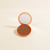 YENSA Super Serum Silk Matte Powder Foundation in Deep2, pressed powder with a smooth, matte finish and skincare peptides.