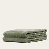 Italic Deia Australian cotton hand towel for home bedding, featuring soft, plush texture and neutral color for elegant bathroom decor.