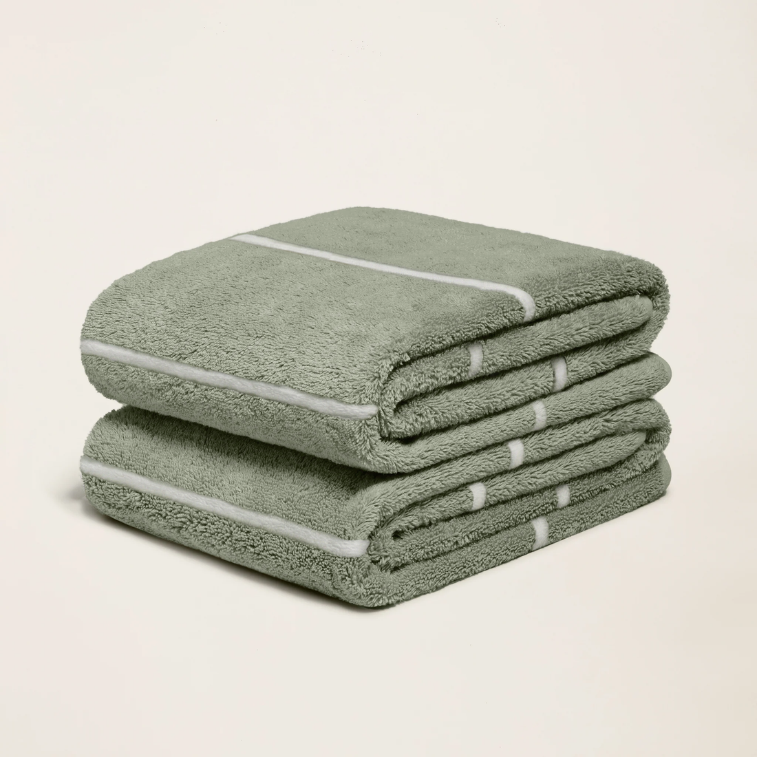 Italic Deia Australian cotton bath towel displayed in a cozy home setting, showcasing soft, plush texture and elegant design.