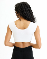 Downeast Demi Tee in soft fabric, featuring a relaxed fit with short sleeves and a classic crew neckline.