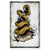 Disney Darkness Prints poster featuring dark, artistic Disney-inspired designs by Any Means Necessary Clothing.