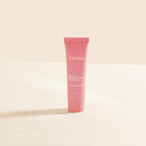 YENSA Pink Lotus Peptide Renewal Face Cream jar with pink floral design and cream-colored lid, skincare product for radiant skin