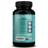 Key Nutrients electrolyte hydration pills in capsule form, showing directions label and packaging for rehydration and electrolyte balance