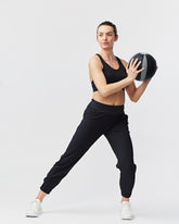 Goal Five Excel Jogger 7/8 length training pants in black, 28-inch, with comfortable fit and athletic style.