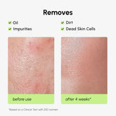Maree Daily Glow Exfoliating Toner in a clear bottle, showing the liquid formula with a minimalist label and cap.