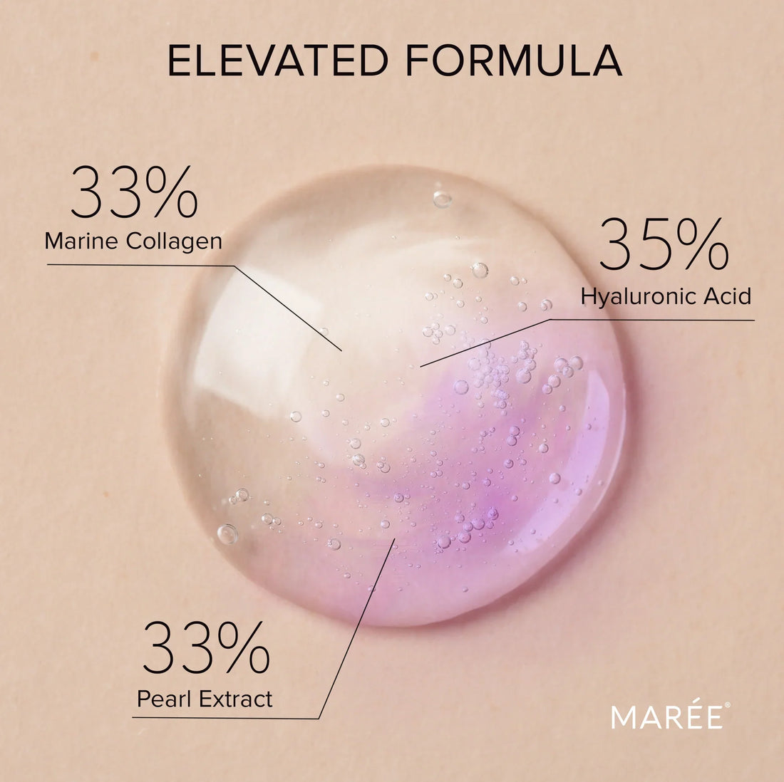Maree 24K Gold anti-aging eye patches shown on under-eye area, designed to reduce puffiness and dark circles.