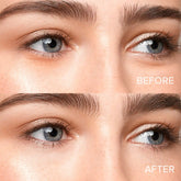 Maree 24K gold anti-aging eye patches showing gold-infused gel under the eyes in a close-up image.