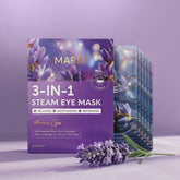 Maree scented spa steam eye mask showing a soft, comfortable eye mask with heating elements for relaxation and stress relief